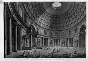 Veduta interna del Panteon volgarmente detto la Rotonda
